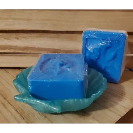 Handmade Blueberry Soap with Seashell Soap Dish My Simple Creations 