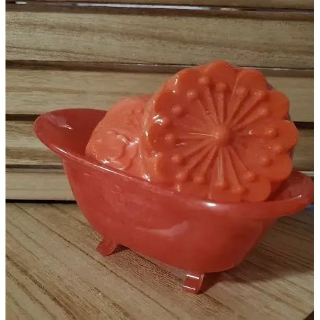 Handmade Rose Scented Soap with Soap Dish My Simple Creations 