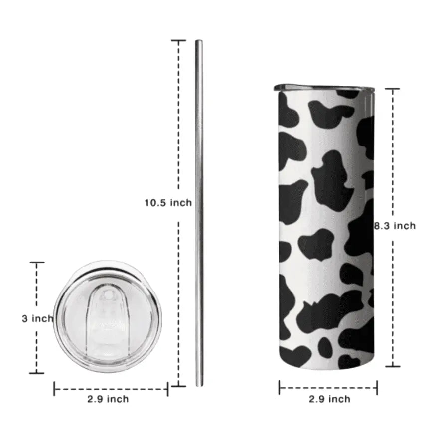 Happy Birthday/Happy New Year Skinny Tumbler My Simple Creations 