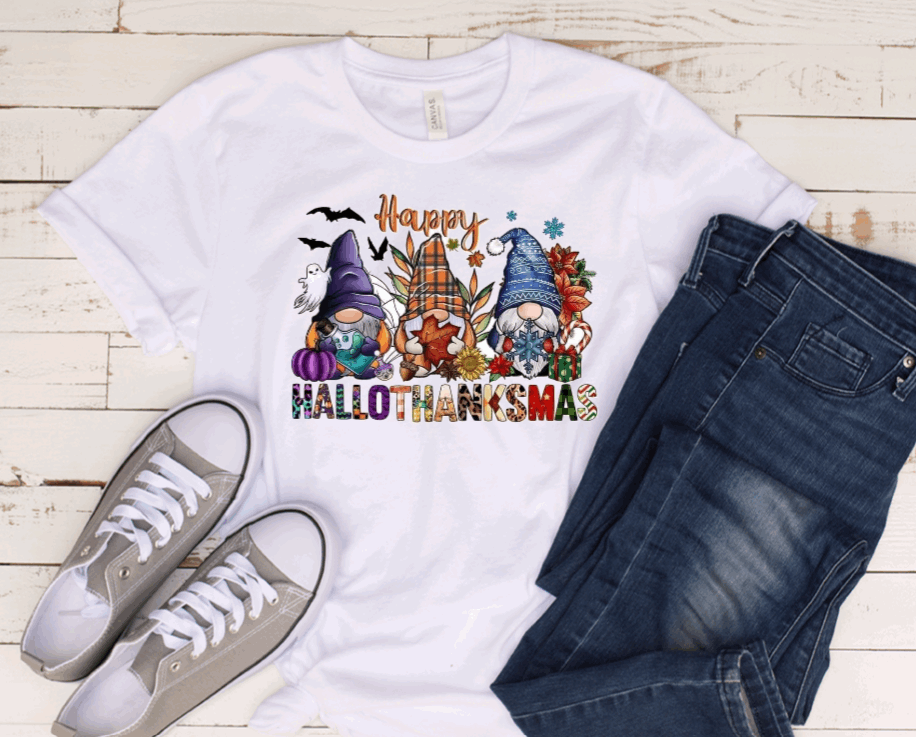 Happy Hallothanksmas Tshirt My Simple Creations 