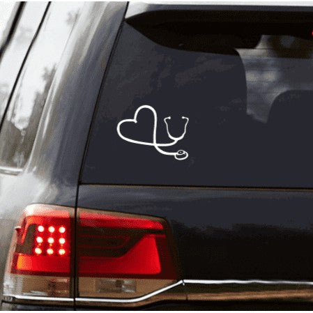 Heart Stethoscope Decal My Simple Creations 