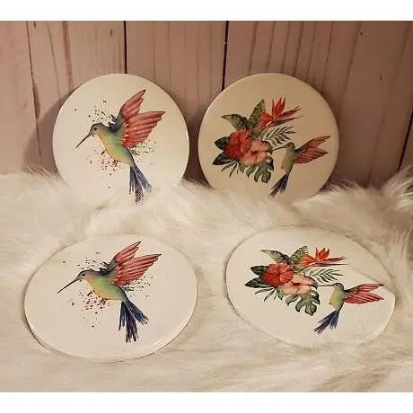 Hummingbird Coaster Set My Simple Creations 