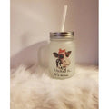 I Licked it....It's mine Frosted Mason Jar My Simple Creations 