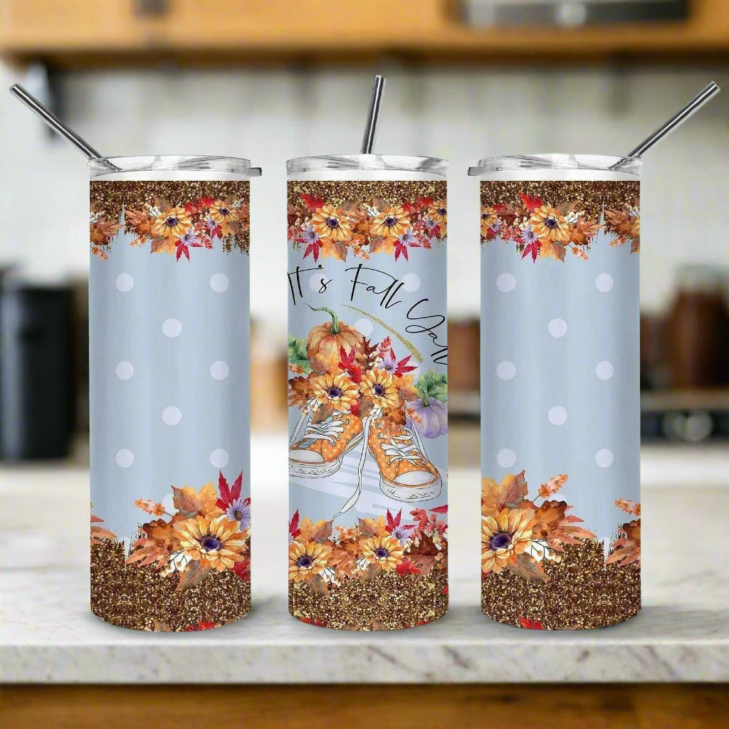 Its Fall Yall Skinny Tumbler My Simple Creations 