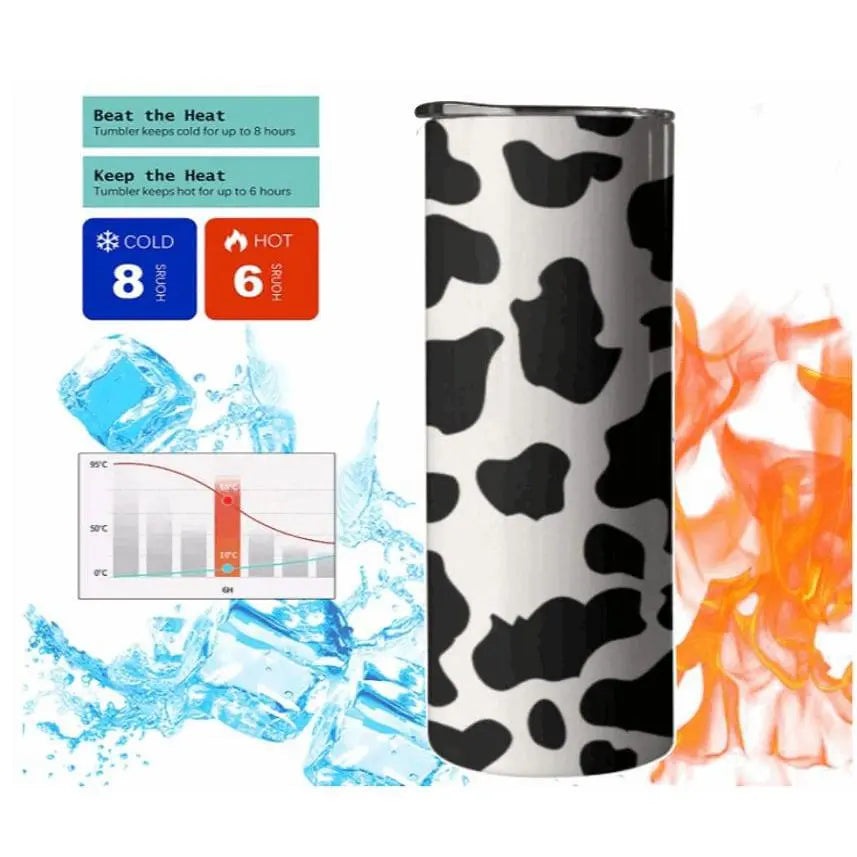 Leopard Print 20oz Skinny Tumbler My Simple Creations 