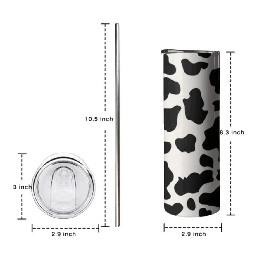 Leopard Print 20oz Skinny Tumbler My Simple Creations 