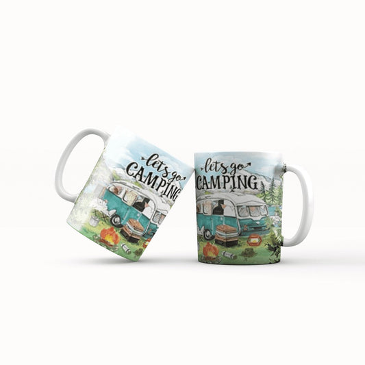 Lets Go Camping Coffee Mug My Simple Creations 