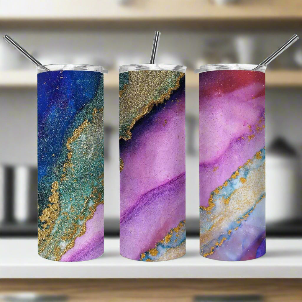 Marble 20oz Skinny Tumbler My Simple Creations 