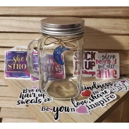 Mason Jar of Stickers My Simple Creations 