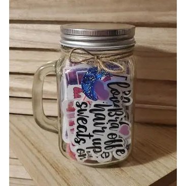 Mason Jar of Stickers My Simple Creations 