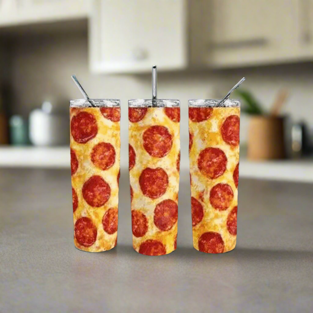 Pizza Skinny Tumbler My Simple Creations 
