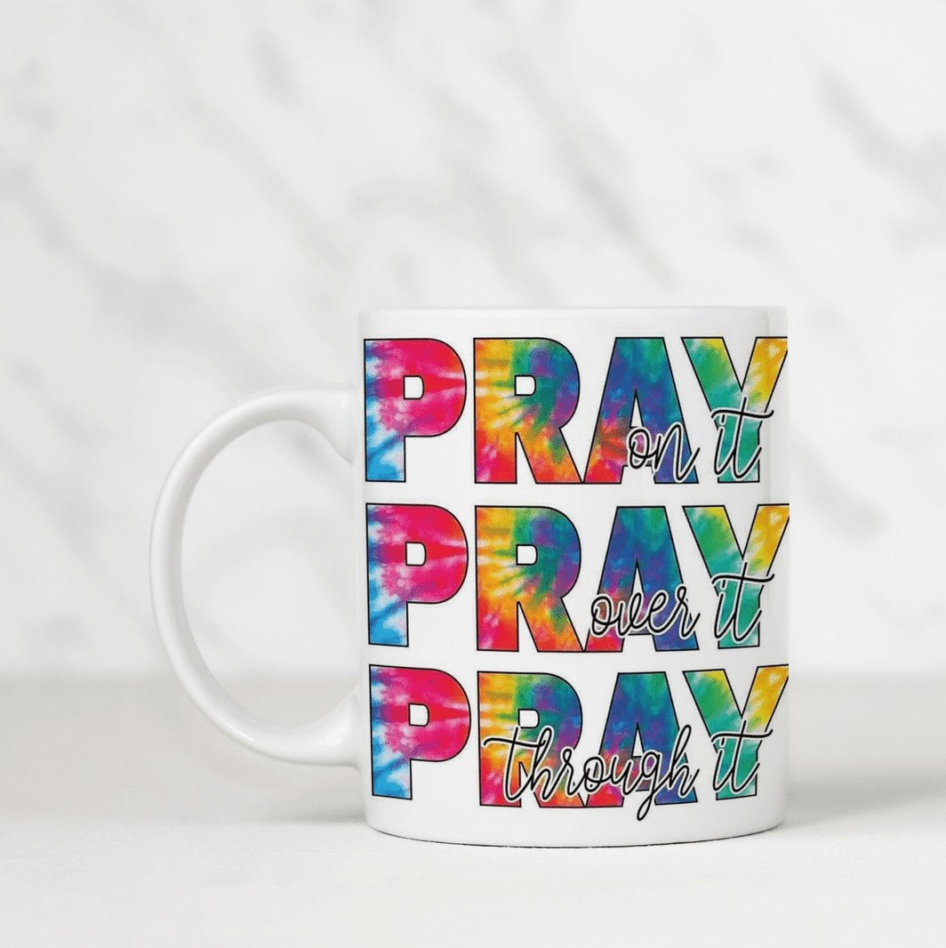 Pray Pray Pray Coffee Mug My Simple Creations 