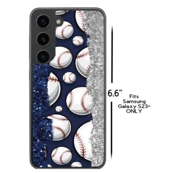 Samsung Galaxy S23+ Phone Case - Baseball Theme My Simple Creations 
