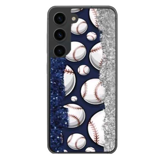 Samsung Galaxy S23+ Phone Case - Baseball Theme My Simple Creations 