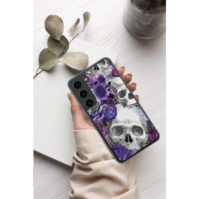 Samsung Galaxy S23+ Phone Case - Skull Pattern My Simple Creations 