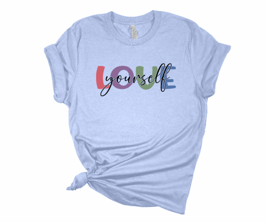 Love Yourself 65% polyester/35% cotton, short sleeve Tshirt