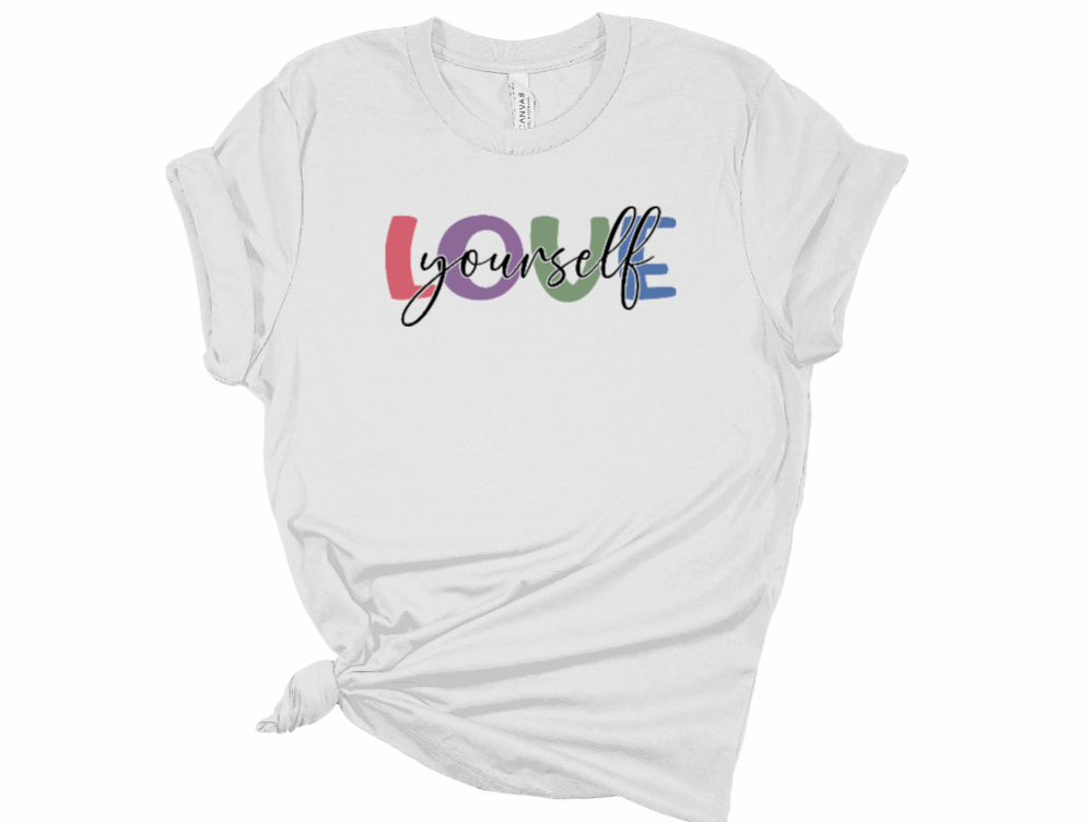 Love Yourself 65% polyester/35% cotton, short sleeve Tshirt