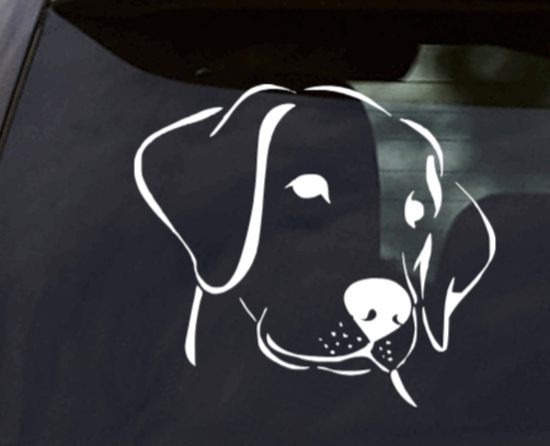 Labrador Vinyl Window Decal