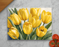 Tempered Glass Tulip Cutting Board