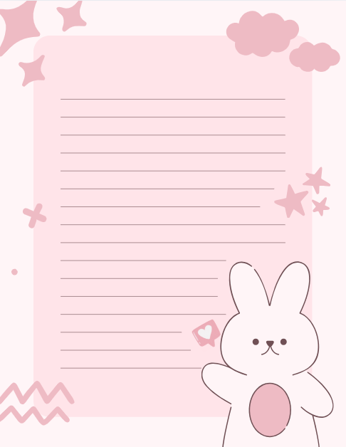 Fun Pink Journal, 5.5" x 8", 30# paper
