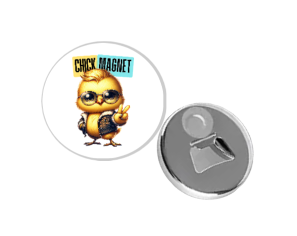 Chick Magnet 2.25" Magnetic Bottle Opener