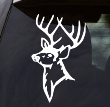 Deer Vinyl Window Decal
