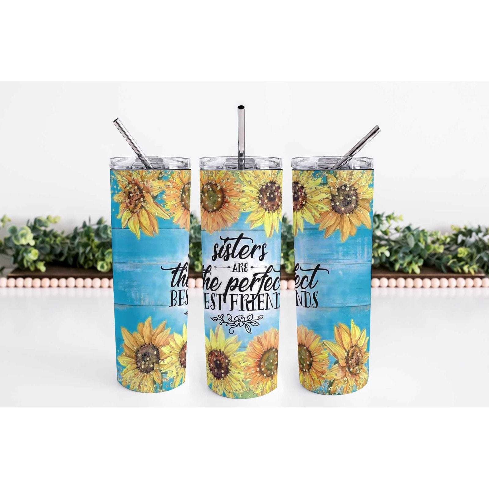 Sisters 20oz Skinny Tumbler My Simple Creations 
