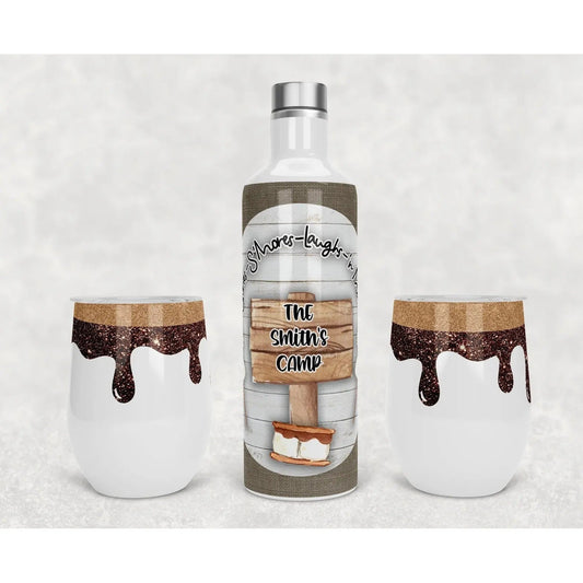 Stores-Smores-n More Decanter and Wine Tumbler Set My Simple Creations 