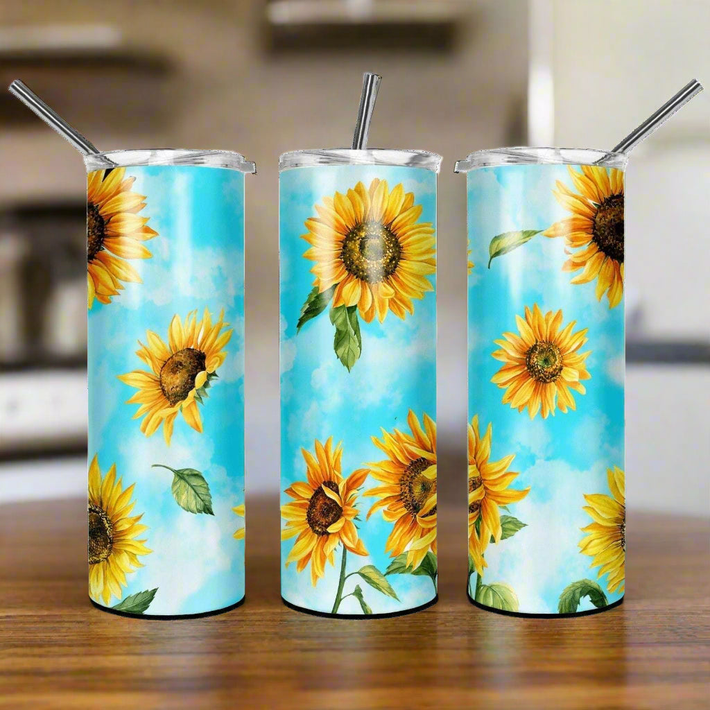 Sunflower Skinny Tumbler My Simple Creations 