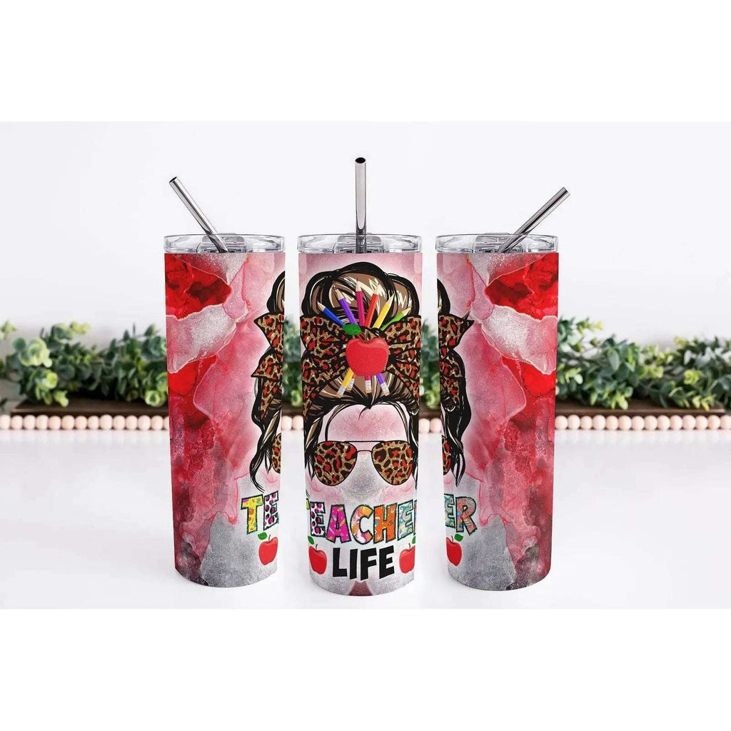 Teacher Life Skinny Tumbler My Simple Creations 