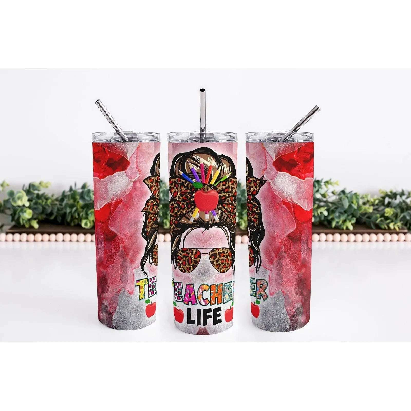 Teacher Life Skinny Tumbler My Simple Creations 