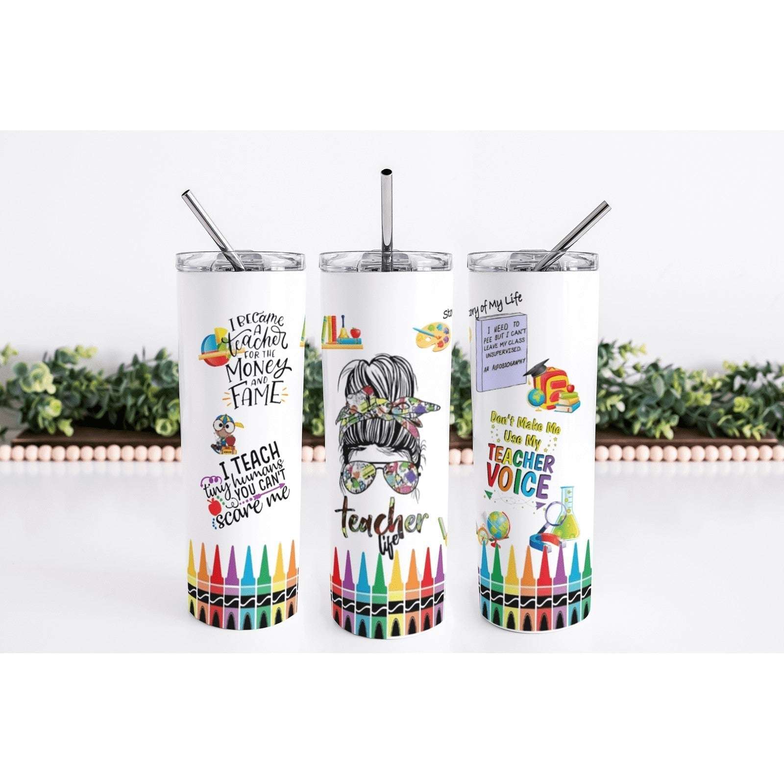 Teacher Quotes Skinny Tumbler My Simple Creations 