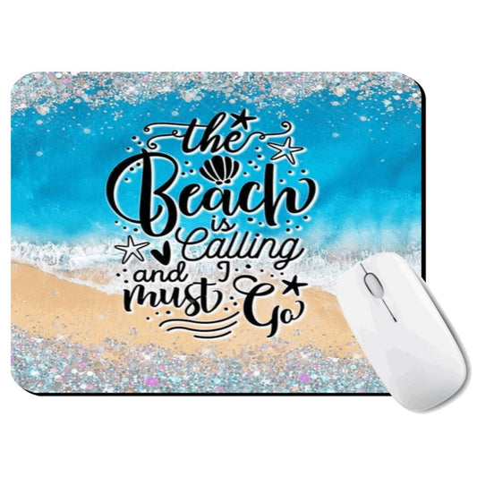 The Beach is Calling Mousepad My Simple Creations 