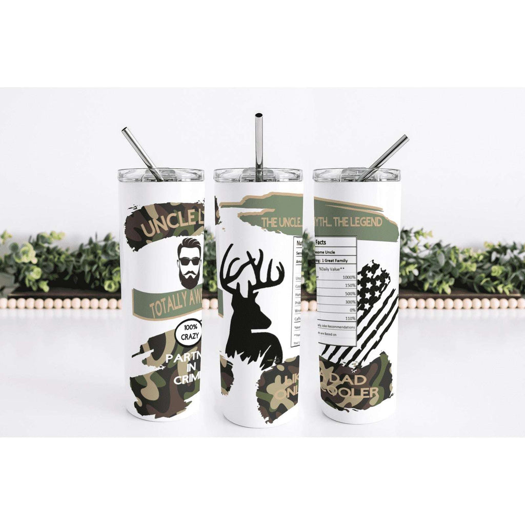 Uncle Life Skinny Tumbler My Simple Creations 