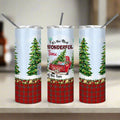 Wonderful Time Christmas Skinny Tumbler My Simple Creations 