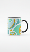 Custom ceramic mug with vibrant print