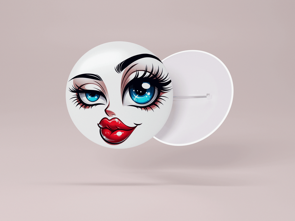 2.25" Funny Face Button (5 pack)  $5 Bundle Deal