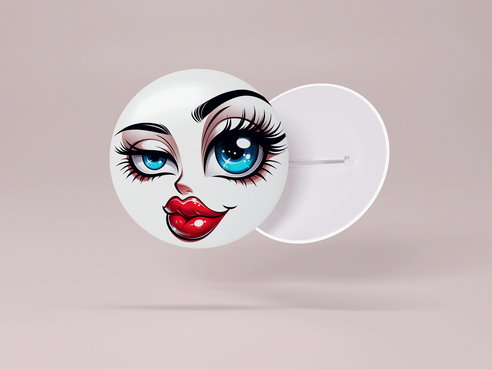 2.25" Funny Face Button (5 pack)  $5 Bundle Deal