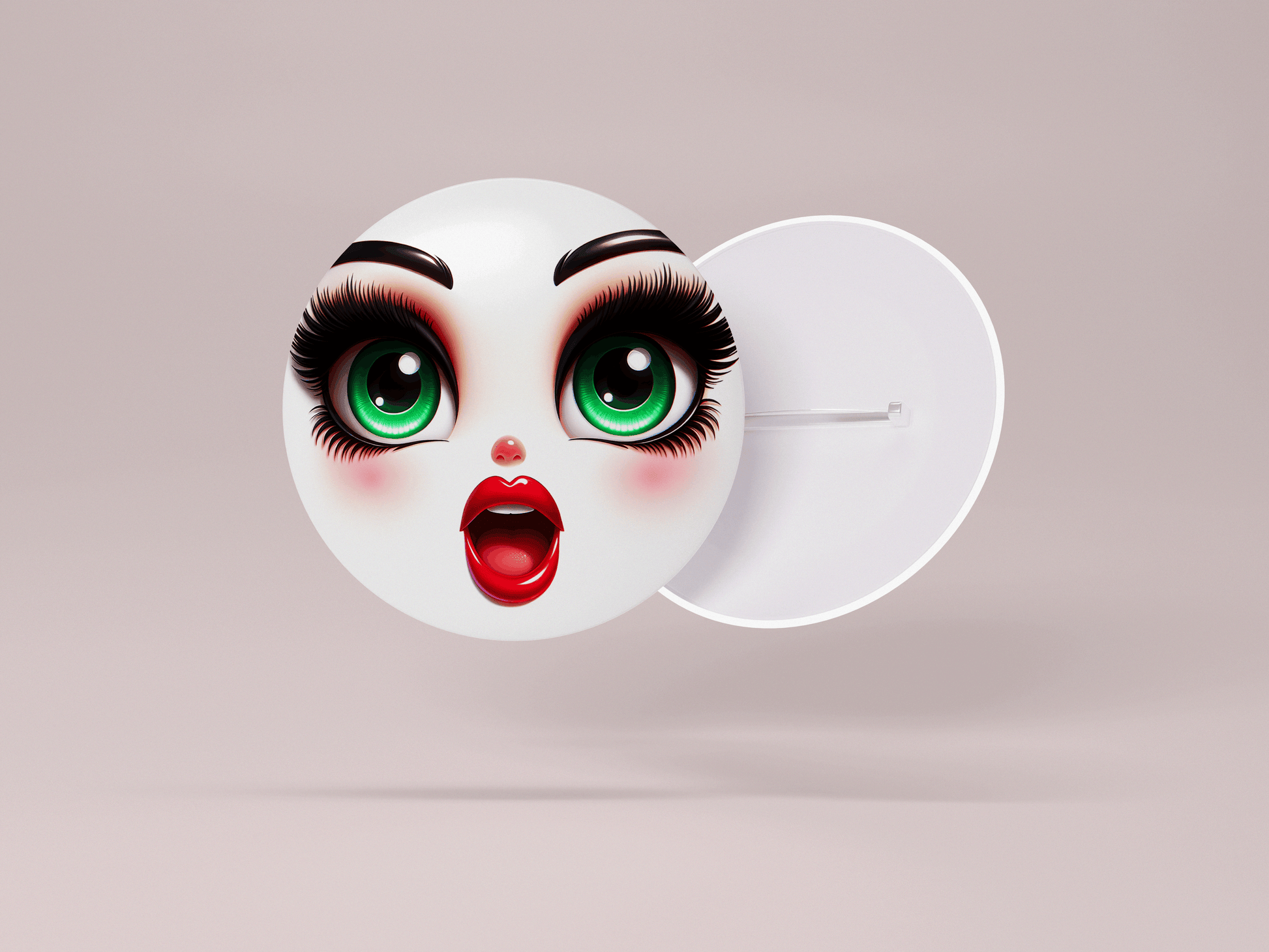 2.25" Funny Face Button (5 pack)  $5 Bundle Deal