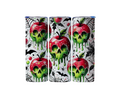 Poison Apple Themed Stainless Steel 20oz Skinny Tumbler w/lid & straw