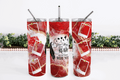 Stainless Steel 20oz Your Wings Were Ready Themed Skinny Tumbler w/lid & straw