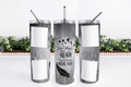 Stainless Steel 20oz Your Wings Were Ready (Gray) Themed Skinny Tumbler w/lid & straw